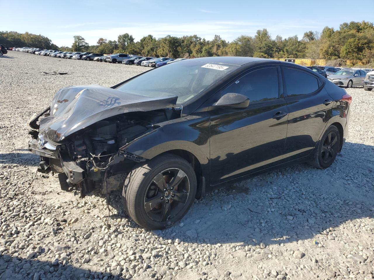 Lot #3302743060 2013 HYUNDAI ELANTRA GL