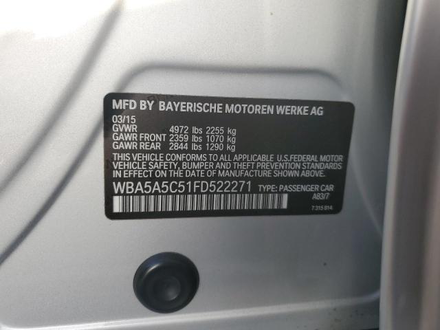 2015 BMW 528 I WBA5A5C51FD522271
