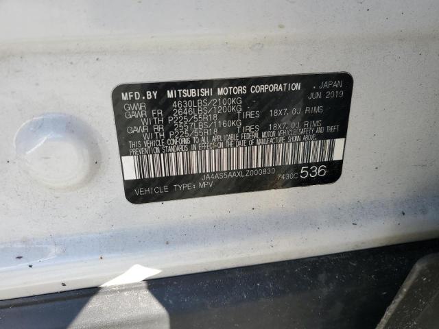 2020 MITSUBISHI ECLIPSE CR - JA4AS5AAXLZ000830