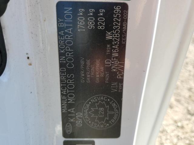 2011 KIA FORTE SX - KNAFW6A32B5322596