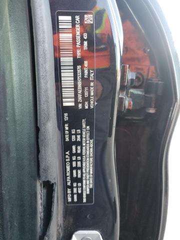 2017 ALFA ROMEO GIULIA ZARFAEBN8H7532876