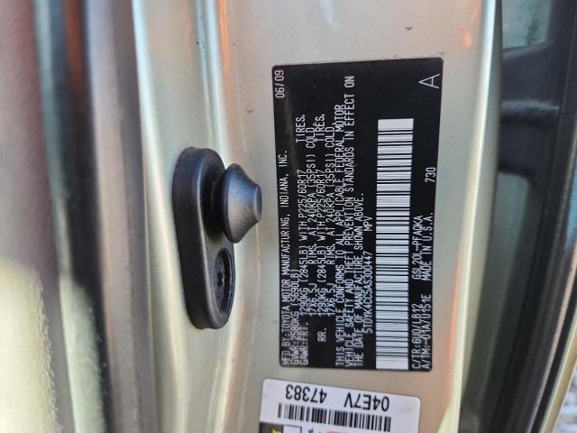 2010 TOYOTA SIENNA XLE #3306875899