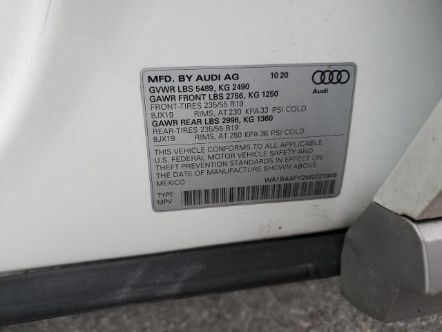 2021 AUDI Q5 PREMIUM PLUS #3293437415