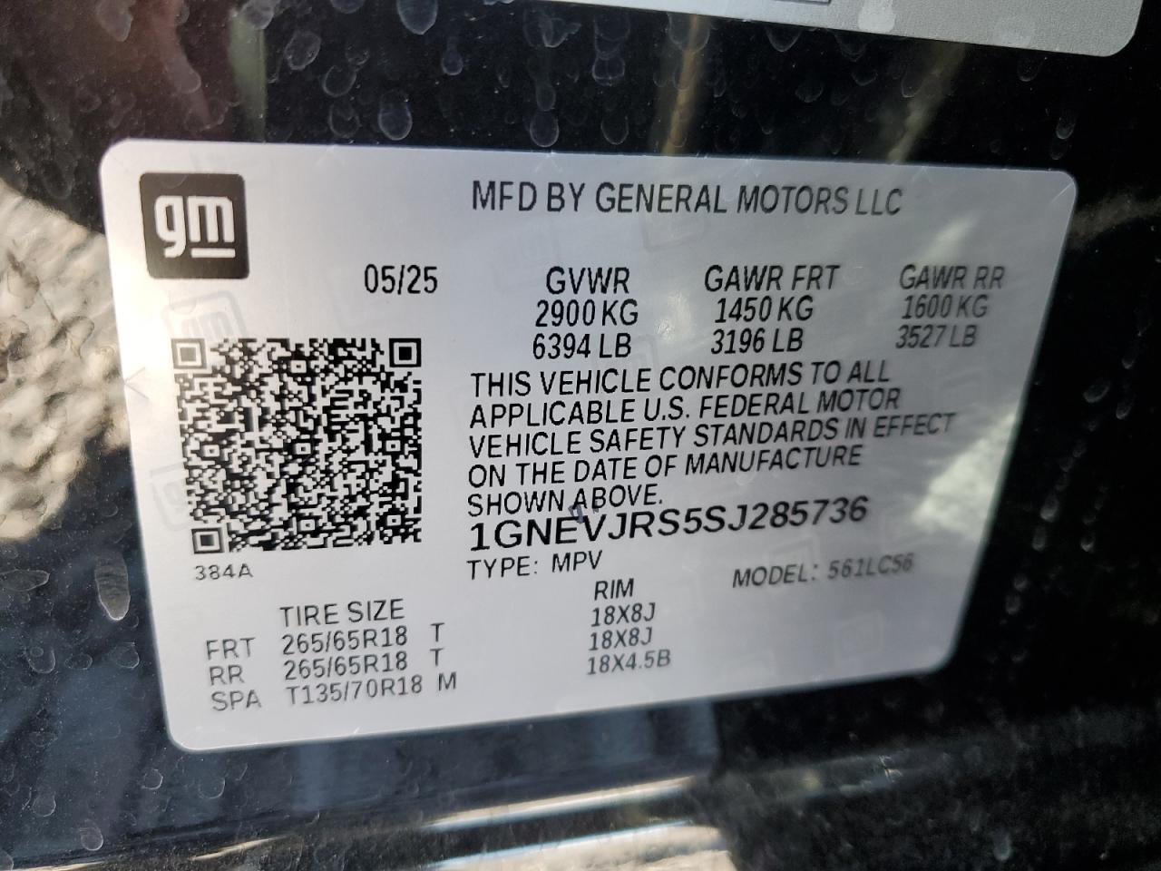 CHEVROLET TRAVERSE Z71