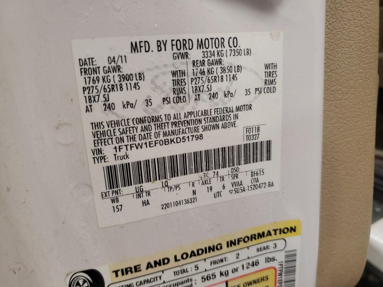 FORD F-150 SUPERCREW