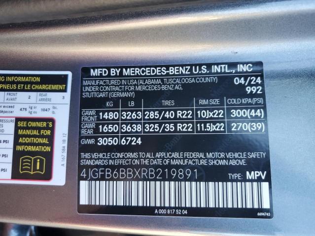 2024 MERCEDES-BENZ GLE AMG 53 - 4JGFB6BBXRB219891