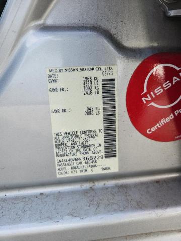2023 NISSAN ALTIMA SV - 1N4BL4DV6PN368229
