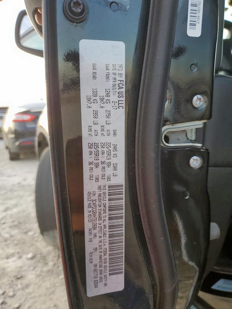 2017 DODGE JOURNEY CR 3C4PDCGBXHT612684