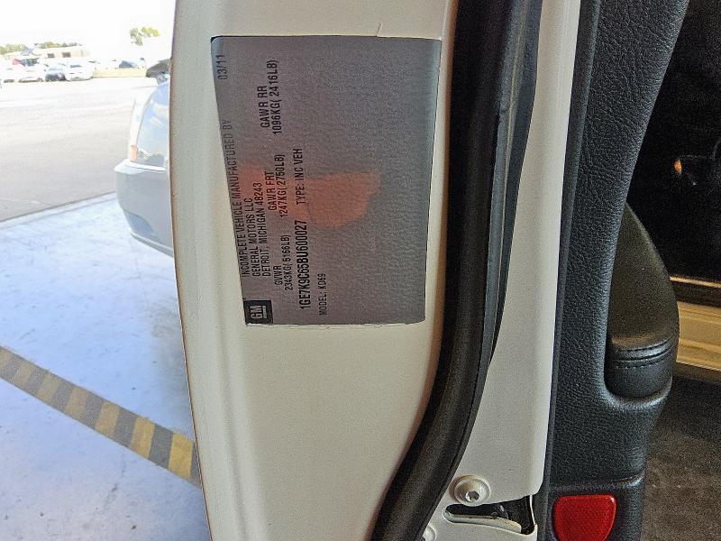 2011 CADILLAC PROFESSIONAL CHASSIS - 1GE7K9C65BU600027