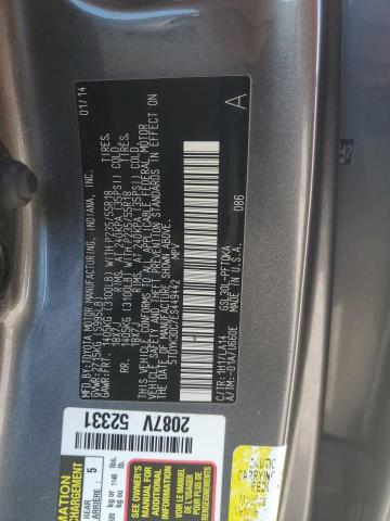 2014 TOYOTA SIENNA XLE - 5TDYK3DC7ES449442