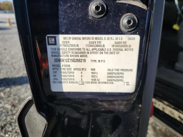 2005 CHEVROLET AVALANCHE #3282583902