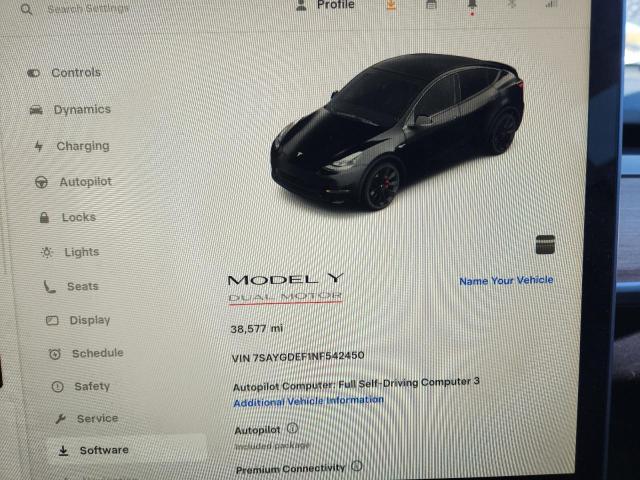 2022 TESLA MODEL Y #3294854768