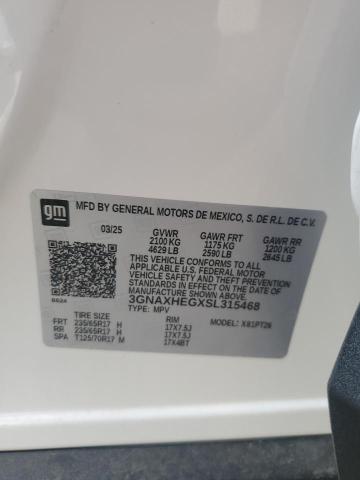 2025 CHEVROLET EQUINOX LT 3GNAXHEGXSL315468