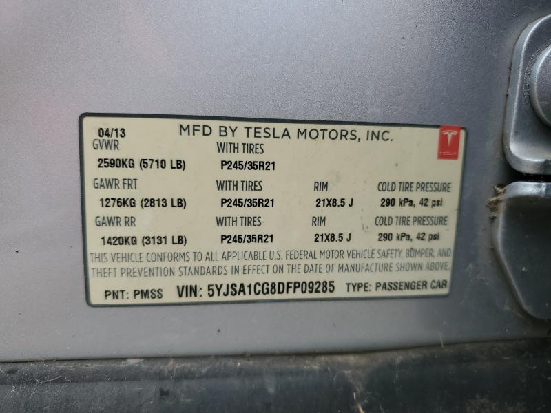 2013 TESLA MODEL S #3284627333