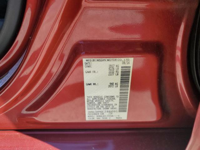 2016 NISSAN ALTIMA 2.5 - 1N4AL3APXGC286091