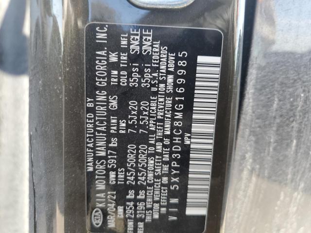 2021 KIA TELLURIDE EX - 5XYP3DHC8MG169985