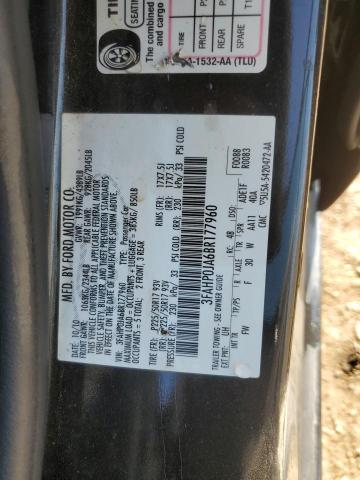 2011 FORD FUSION SEL #3291337158