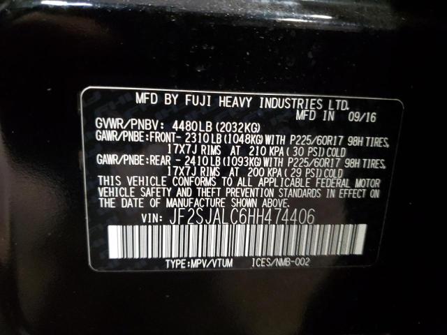 2017 SUBARU FORESTER 2 #3287699045