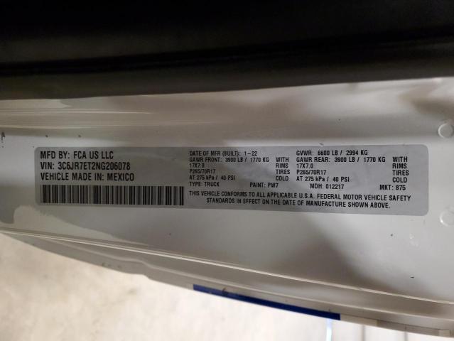 2022 RAM 1500 CLASS - 3C6JR7ET2NG206078