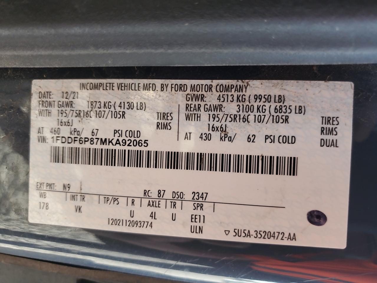 FORD TRANSIT T-350 HD