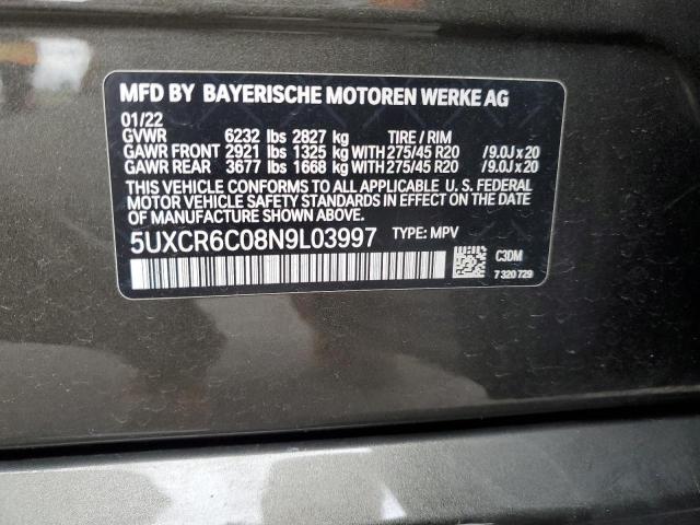 2022 BMW X5 XDRIVE4 #3305462094