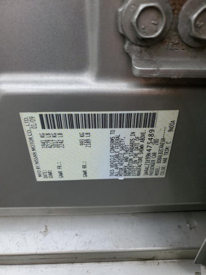 Lot #3290311228 2009 NISSAN ALTIMA 2.5