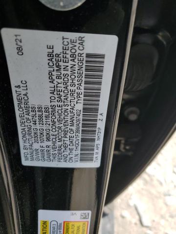 2021 HONDA ACCORD SPO - 1HGCV1F39MA097402