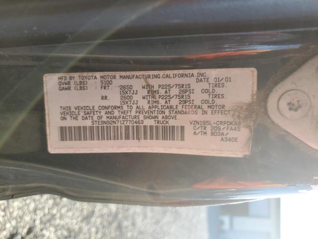 2001 TOYOTA TACOMA XTR #3284169548