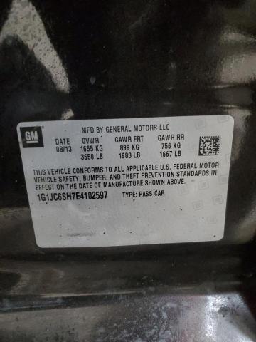 2014 CHEVROLET SONIC LT #3291262979