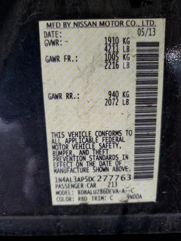 2013 NISSAN ALTIMA 2.5 #3296906847