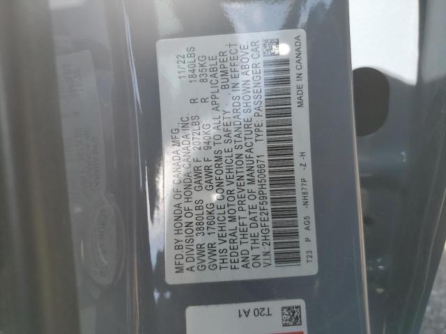 2023 HONDA CIVIC SPOR #3285704673