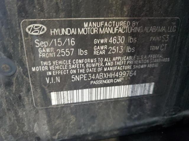 2017 HYUNDAI SONATA SPO 5NPE34ABXHH499764