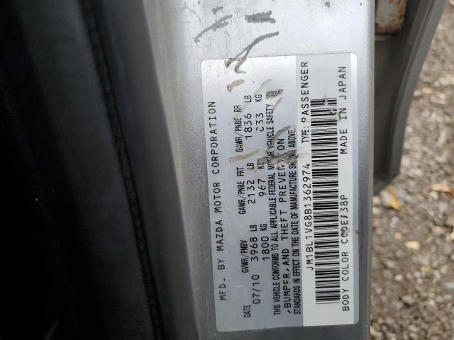 2011 MAZDA 3 I - JM1BL1VG8B1362974