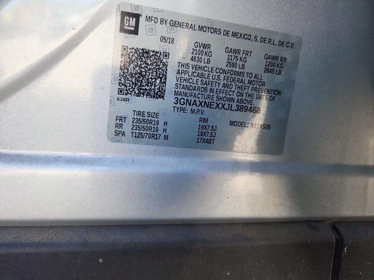 CHEVROLET EQUINOX PREMIER