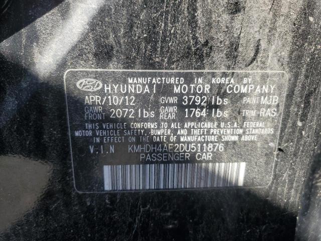 2013 HYUNDAI ELANTRA GL - KMHDH4AE2DU511876