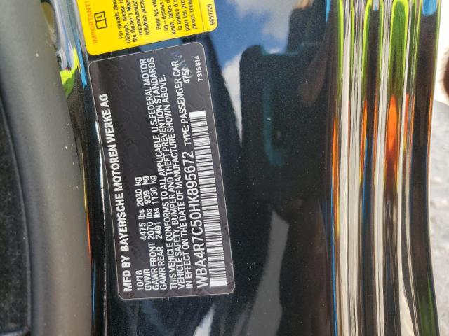 2017 BMW 430I WBA4R7C50HK895672