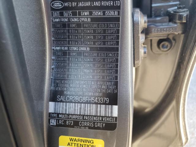 2015 LAND ROVER DISCOVERY #3281472986
