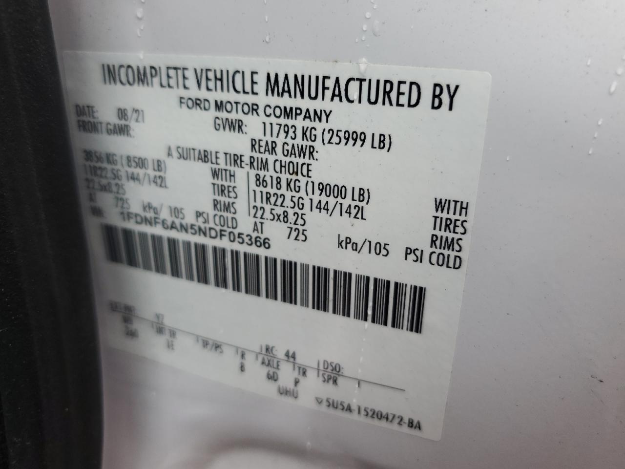 FORD F650 SUPER DUTY