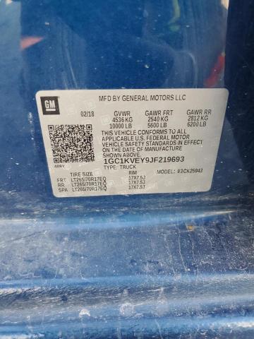 2018 CHEVROLET SILVERADO #3282444257