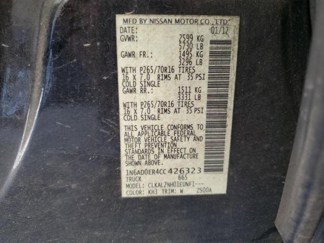 2012 NISSAN FRONTIER S #3294479500