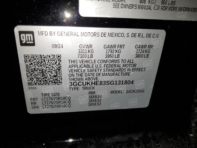 2025 CHEVROLET SILVERADO #3296636016