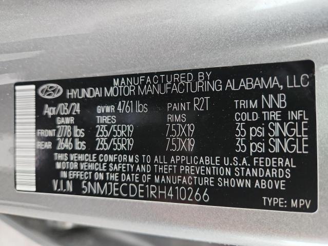 2024 HYUNDAI TUCSON LIM - 5NMJECDE1RH410266