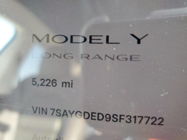 2025 TESLA MODEL Y #3298241022