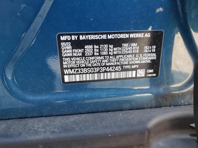 2023 MINI COOPER JCW WMZ33BS03P3P44245