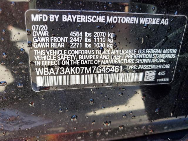 2021 BMW 228XI WBA73AK07M7G45461