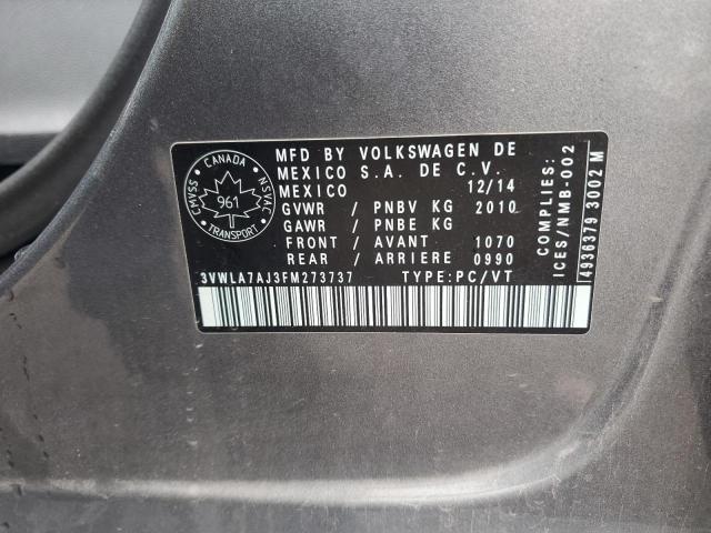 2015 VOLKSWAGEN JETTA TDI - 3VWLA7AJ3FM273737