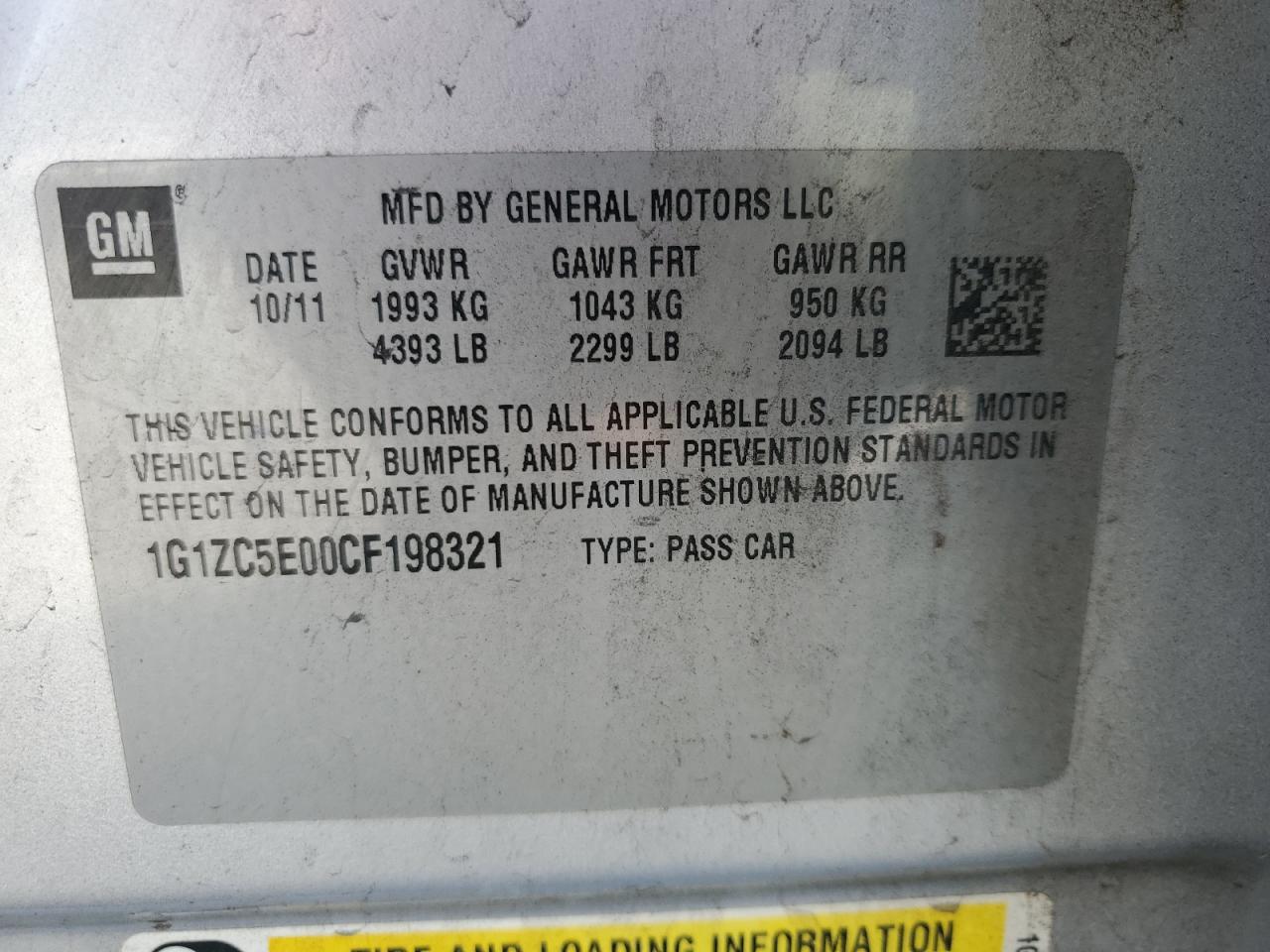 CHEVROLET MALIBU 1LT