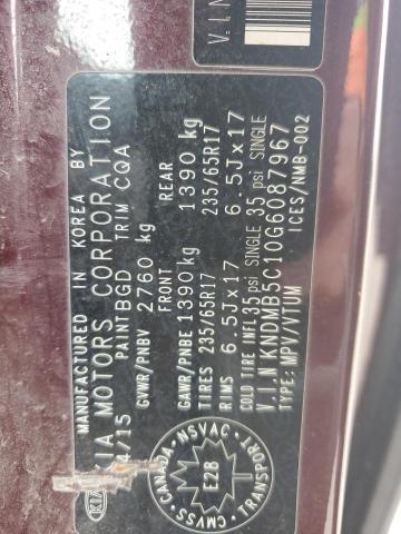 2016 KIA SEDONA LX - KNDMB5C10G6087967