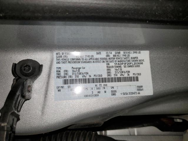 2015 FORD FOCUS SE 1FADP3F20FL203698