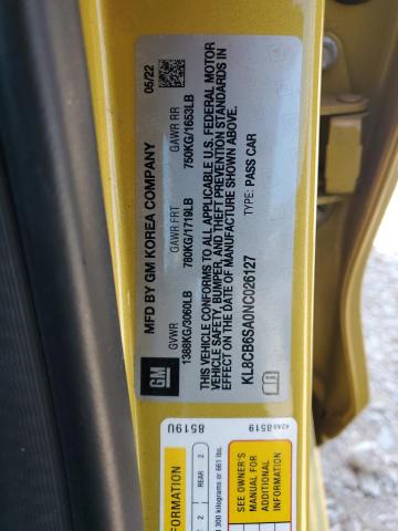 2022 CHEVROLET SPARK LS #3291322149